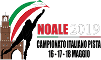 logo campionati italiani su pista 2019